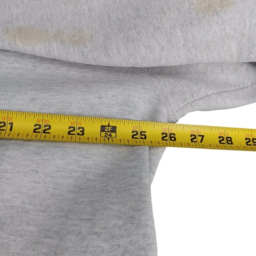 Vintage Y2K Polo‎ Ralph Lauren Sweatshirt XL Gray Crewneck USA Made Fleece Pony